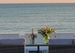 Angmering on Sea luxury beach house outdoor dining