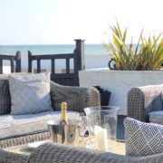 Luxury Beach House East Preston outdoor dining
